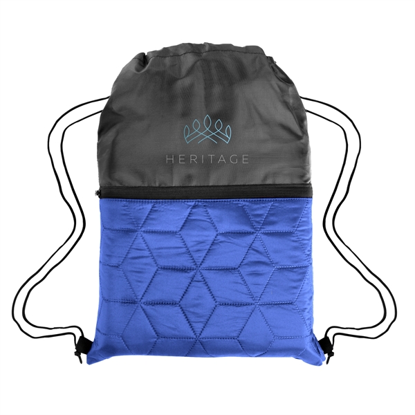 Heritage Quilted Drawstring Bag - Heritage Quilted Drawstring Bag - Image 3 of 9