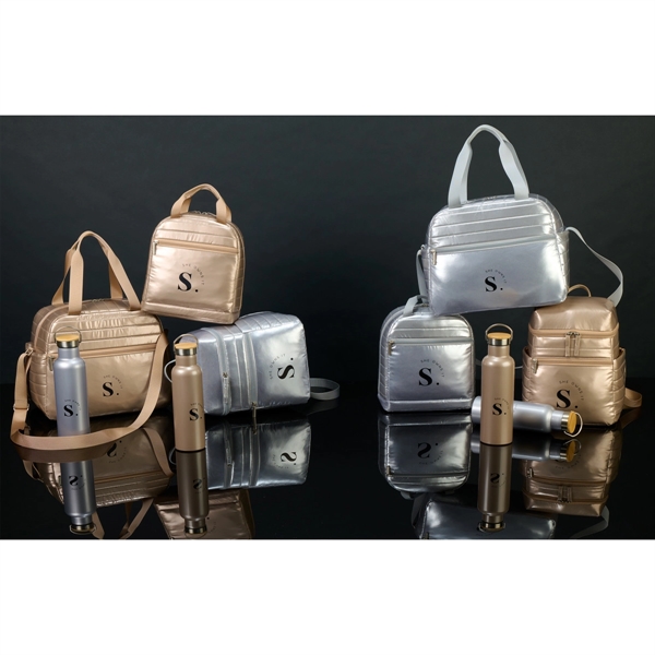 Aviana™ Metallics Mini Backpack Cooler - Aviana™ Metallics Mini Backpack Cooler - Image 3 of 8