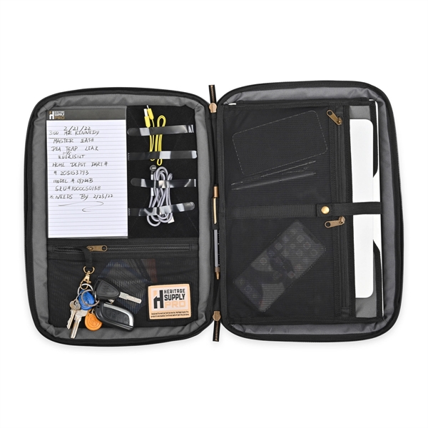 Heritage Supply Pro Crossbody Padfolio Construction Pen Set - Heritage Supply Pro Crossbody Padfolio Construction Pen Set - Image 4 of 12