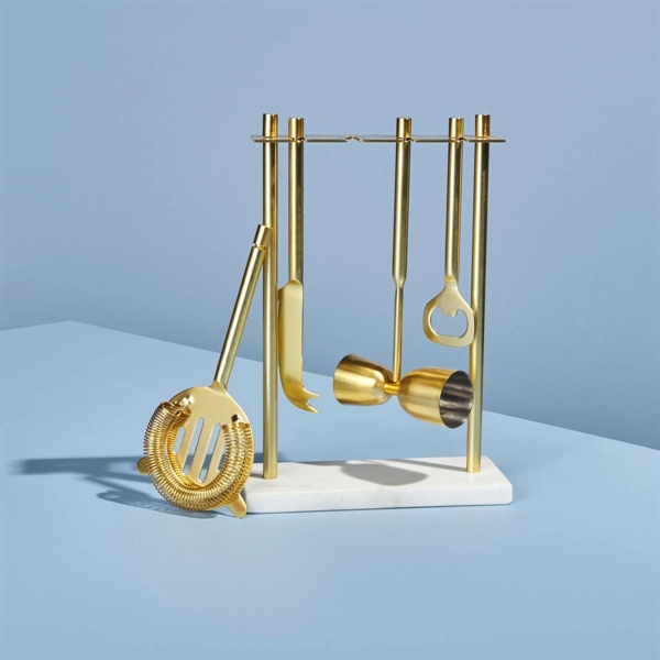 Be Home® Luxe Hanging Bar Tool Set - Be Home® Luxe Hanging Bar Tool Set - Image 2 of 3