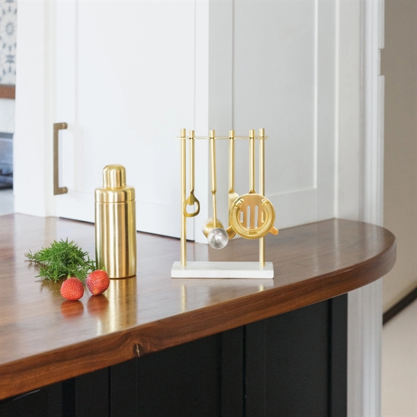 Be Home® Luxe Hanging Bar Tool Set - Be Home® Luxe Hanging Bar Tool Set - Image 3 of 3