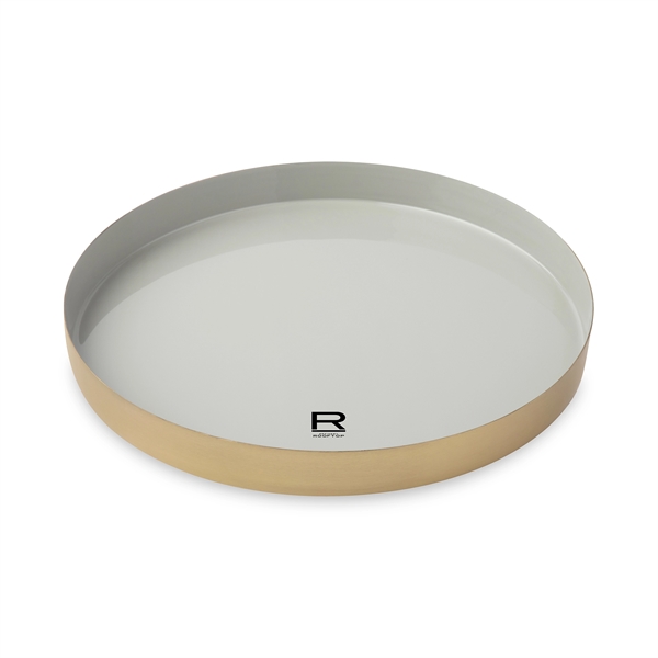 Be Home® Luxe Round Enamel Tray - Be Home® Luxe Round Enamel Tray - Image 0 of 2
