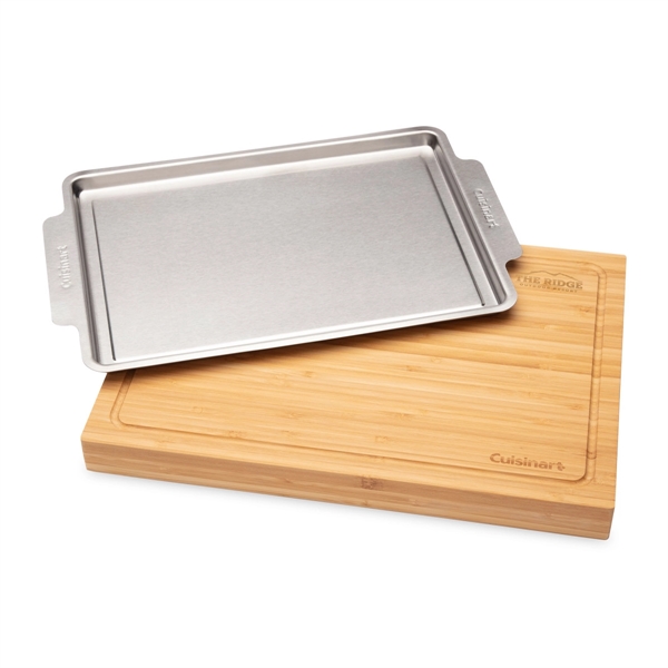 Cuisinart Outdoors® Bamboo Cutting Board With Hidden Tray - Cuisinart Outdoors® Bamboo Cutting Board With Hidden Tray - Image 5 of 8