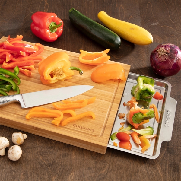 Cuisinart Outdoors® Bamboo Cutting Board With Hidden Tray - Cuisinart Outdoors® Bamboo Cutting Board With Hidden Tray - Image 7 of 8