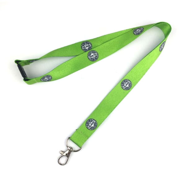 Custom Sublimation Recycled PET Lanyard w/ Safety Breakaway - Custom Sublimation Recycled PET Lanyard w/ Safety Breakaway - Image 2 of 2