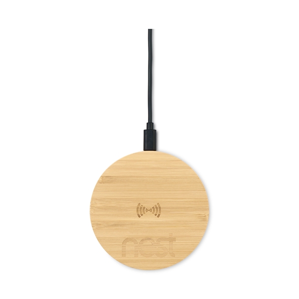 Auden Bamboo Wireless Charger - Auden Bamboo Wireless Charger - Image 0 of 6
