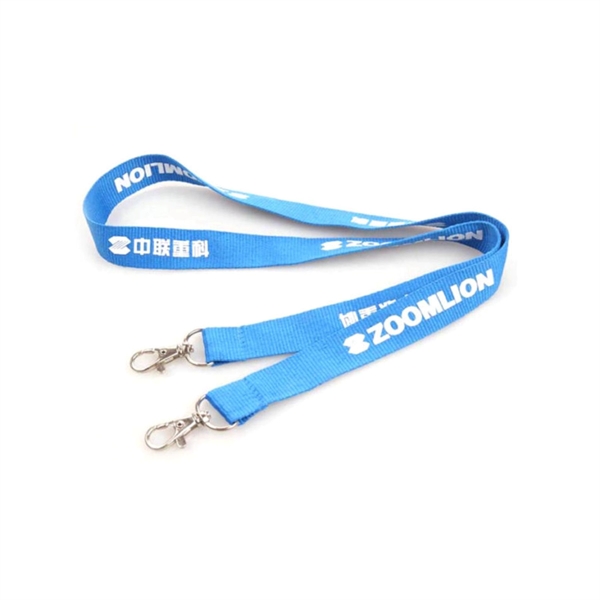 Recycled PET Eco-friendly Double Ended Lanyard - Recycled PET Eco-friendly Double Ended Lanyard - Image 1 of 2