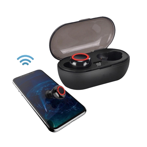 Wireless Bluetooth 5.0 IPX4 TWS Earbuds - Wireless Bluetooth 5.0 IPX4 TWS Earbuds - Image 3 of 6