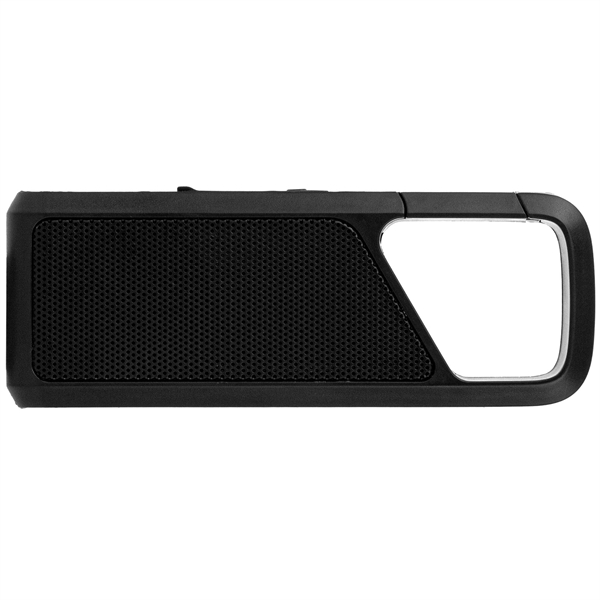 2-Watt Waterproof Bluetooth Speaker with Built-In Carabiner - 2-Watt Waterproof Bluetooth Speaker with Built-In Carabiner - Image 5 of 6