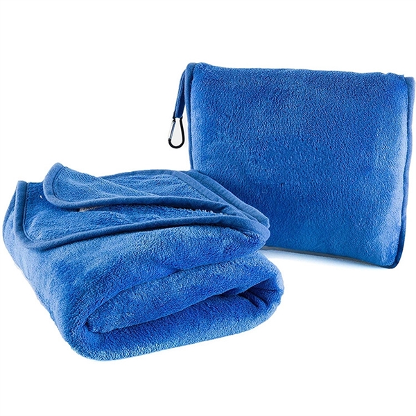 Zipper Car Travel Blanket With Bag - Zipper Car Travel Blanket With Bag - Image 1 of 3