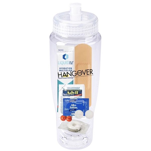 Hangover Kit with Water Bottle - Hangover Kit with Water Bottle - Image 0 of 6