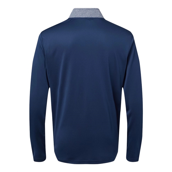 Adidas Men's Heather Block Print Quarter-Zip Pullover - Adidas Men's Heather Block Print Quarter-Zip Pullover - Image 5 of 6