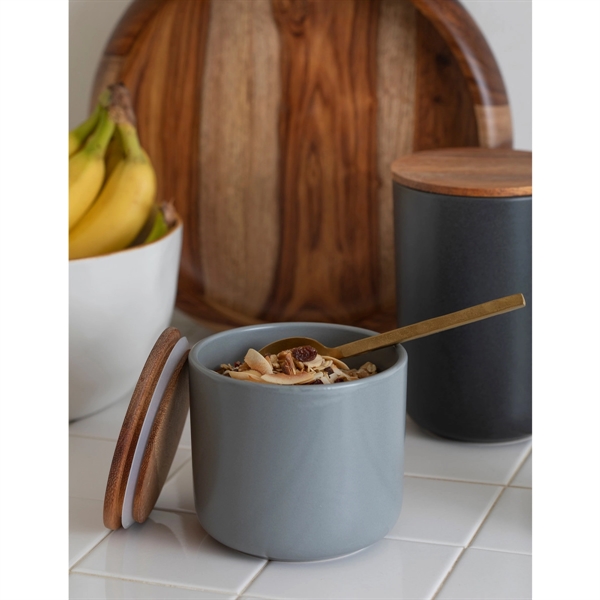 Be Home® Brampton Stoneware Container - Large - Be Home® Brampton Stoneware Container - Large - Image 11 of 14