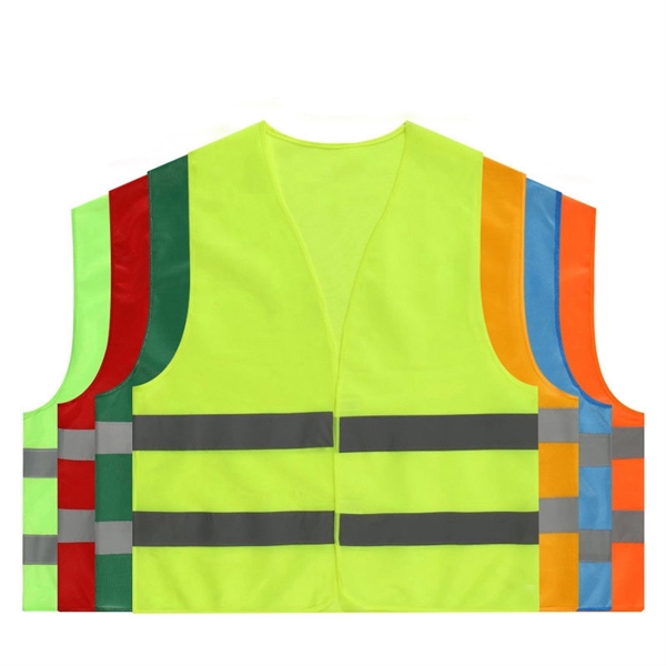 Visibility Reflective Construction Safety Vest - Visibility Reflective Construction Safety Vest - Image 4 of 5