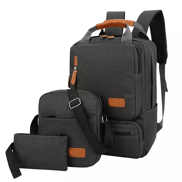 3pcs Business Backpack Set - 3pcs Business Backpack Set - Image 0 of 3