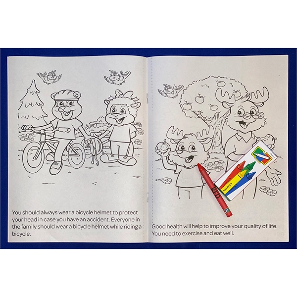 Health and Safety for Children Coloring Book - Health and Safety for Children Coloring Book - Image 2 of 2