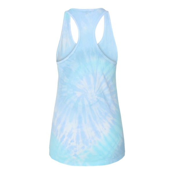Colortone Women's Tie-Dyed Racerback Tank Top - Colortone Women's Tie-Dyed Racerback Tank Top - Image 8 of 12