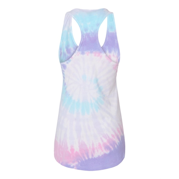 Colortone Women's Tie-Dyed Racerback Tank Top - Colortone Women's Tie-Dyed Racerback Tank Top - Image 12 of 12