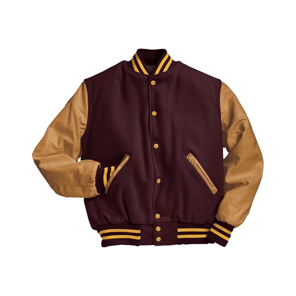 Holloway Men's Varsity Wool Jacket - Holloway Men's Varsity Wool Jacket - Image 40 of 40