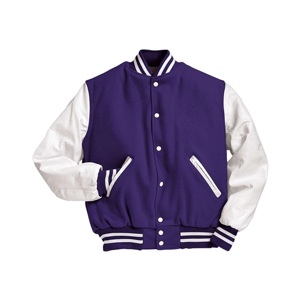 Holloway Men's Varsity Wool Jacket - Holloway Men's Varsity Wool Jacket - Image 23 of 40