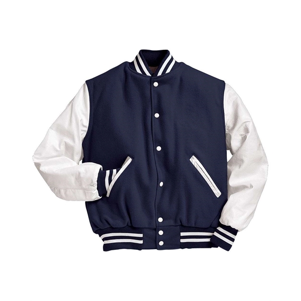 Holloway Men's Varsity Wool Jacket - Holloway Men's Varsity Wool Jacket - Image 29 of 40