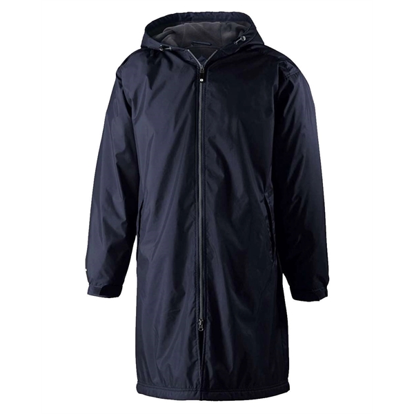 Holloway Men's Conquest Long Length Hooded Jacket - Holloway Men's Conquest Long Length Hooded Jacket - Image 3 of 8