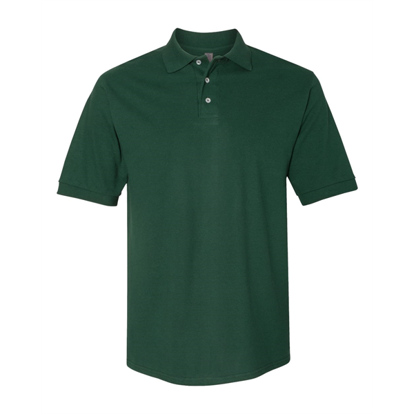 JERZEES Men's 100% Ring-Spun Cotton Pique Polo - JERZEES Men's 100% Ring-Spun Cotton Pique Polo - Image 1 of 16