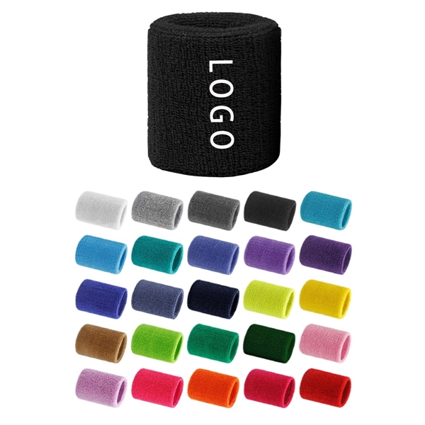 Custom Wrist Sweatband - Custom Wrist Sweatband - Image 0 of 1