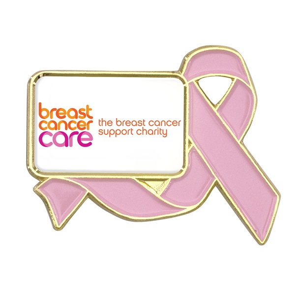 Awareness Ribbon Lapel Pins w/ Custom Logo - Awareness Ribbon Lapel Pins w/ Custom Logo - Image 2 of 16