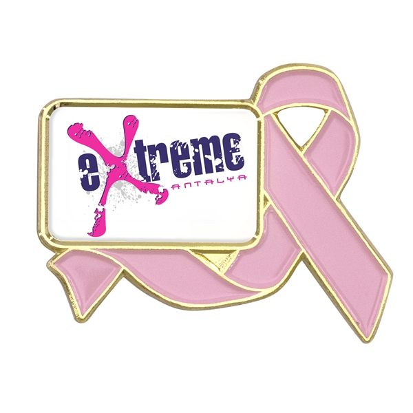 Awareness Ribbon Lapel Pins w/ Custom Logo - Awareness Ribbon Lapel Pins w/ Custom Logo - Image 3 of 16