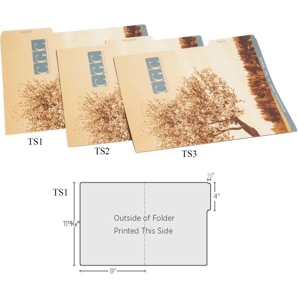 No Pocket File Folder - Left Tab - No Pocket File Folder - Left Tab - Image 1 of 1