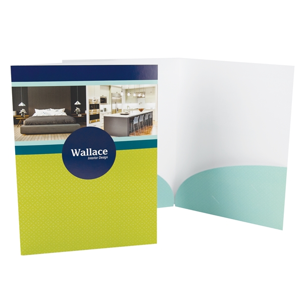 Specialty Folder with 1 Curved Pocket - Specialty Folder with 1 Curved Pocket - Image 2 of 2