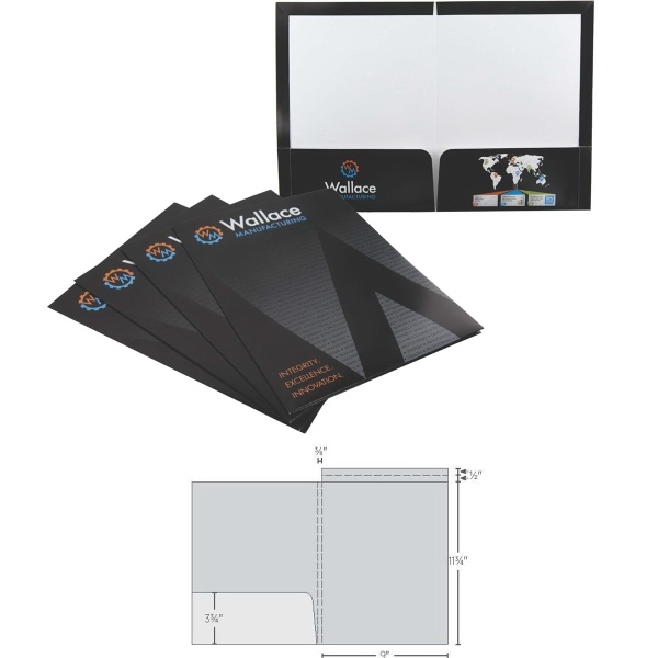 Specialty Tax Folder with Left Pocket and Full Length Tab - Specialty Tax Folder with Left Pocket and Full Length Tab - Image 1 of 2