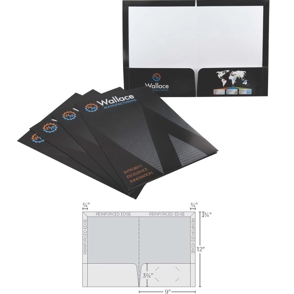 Specialty Folder - 2 Pockets - 3 Reinforced Edges - Specialty Folder - 2 Pockets - 3 Reinforced Edges - Image 1 of 1