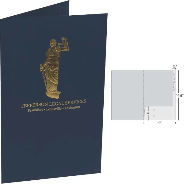 Legal Sized Folder with 2 Pockets and 2 Reinforced Edges - Legal Sized Folder with 2 Pockets and 2 Reinforced Edges - Image 1 of 2