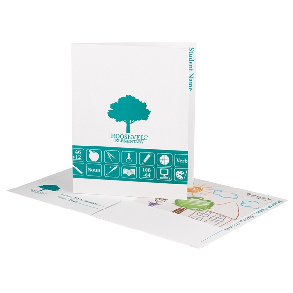 2 Pocket File Folder with 2 Reinforced Edges - 2 Pocket File Folder with 2 Reinforced Edges - Image 1 of 2