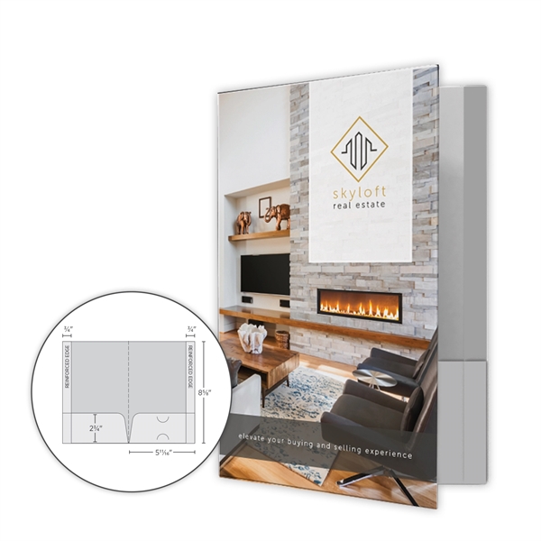 Mini Folder - 2 Pockets and 2 Reinforced Edges - Mini Folder - 2 Pockets and 2 Reinforced Edges - Image 0 of 1