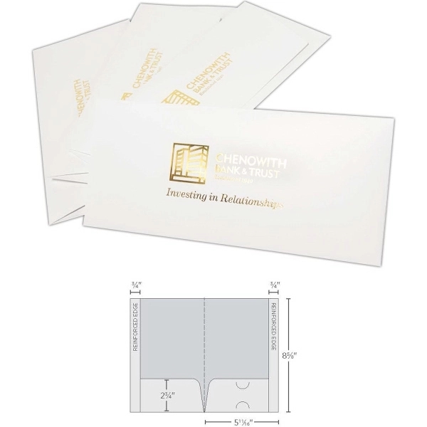 Mini Folder - 2 Pockets and 2 Reinforced Edges - Mini Folder - 2 Pockets and 2 Reinforced Edges - Image 1 of 1