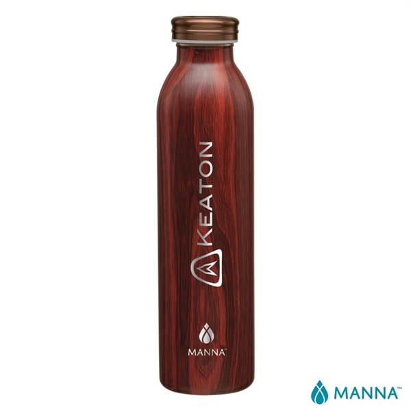 Manna™ 20 oz. Retro Stainless Steel Water Bottle - Manna™ 20 oz. Retro Stainless Steel Water Bottle - Image 2 of 3