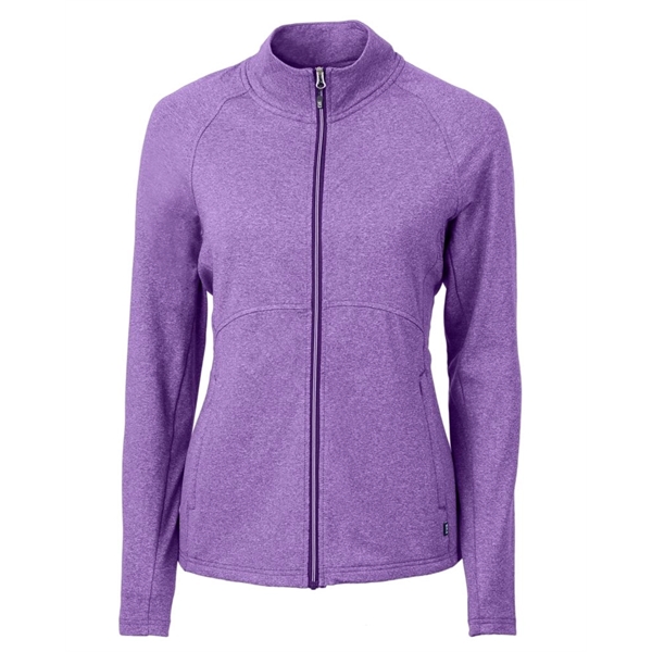 Cutter & Buck Adapt Eco Knit Heather Recycled Womens Full... - Cutter & Buck Adapt Eco Knit Heather Recycled Womens Full... - Image 2 of 19