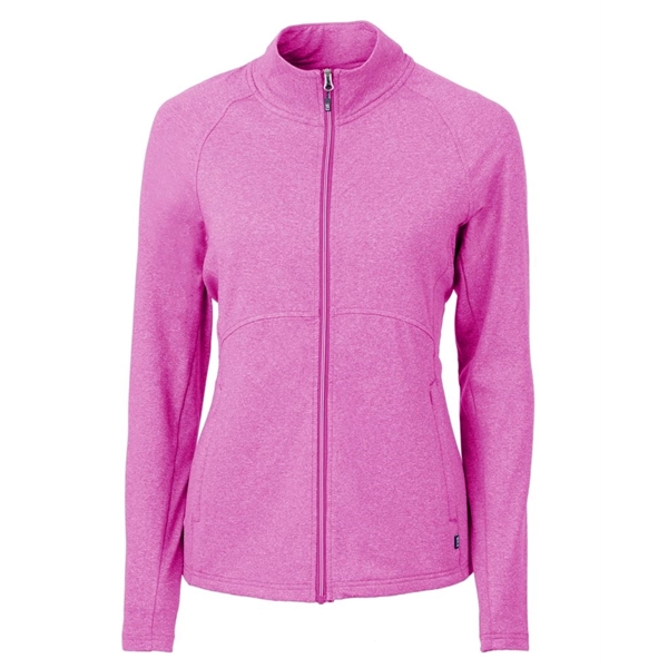 Cutter & Buck Adapt Eco Knit Heather Recycled Womens Full... - Cutter & Buck Adapt Eco Knit Heather Recycled Womens Full... - Image 4 of 19