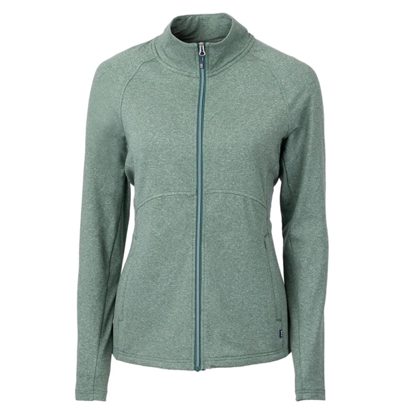 Cutter & Buck Adapt Eco Knit Heather Recycled Womens Full... - Cutter & Buck Adapt Eco Knit Heather Recycled Womens Full... - Image 5 of 19