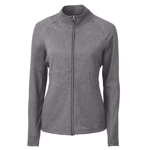 Cutter & Buck Adapt Eco Knit Heather Recycled Womens Full... - Cutter & Buck Adapt Eco Knit Heather Recycled Womens Full... - Image 7 of 19