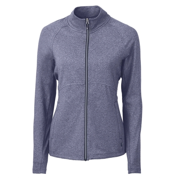 Cutter & Buck Adapt Eco Knit Heather Recycled Womens Full... - Cutter & Buck Adapt Eco Knit Heather Recycled Womens Full... - Image 8 of 19