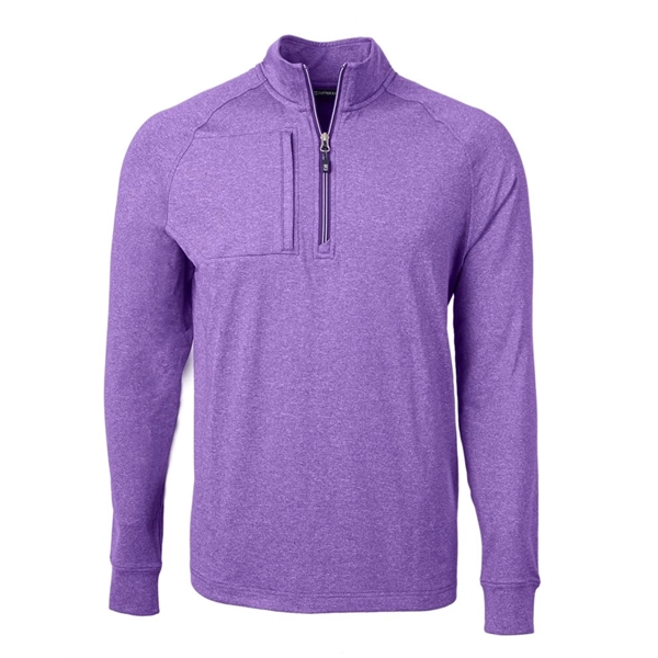 Cutter & Buck Adapt Eco Knit Heather Mens Quarter Zip Pul... - Cutter & Buck Adapt Eco Knit Heather Mens Quarter Zip Pul... - Image 2 of 17