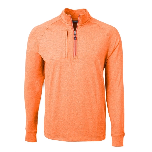 Cutter & Buck Adapt Eco Knit Heather Mens Quarter Zip Pul... - Cutter & Buck Adapt Eco Knit Heather Mens Quarter Zip Pul... - Image 3 of 17