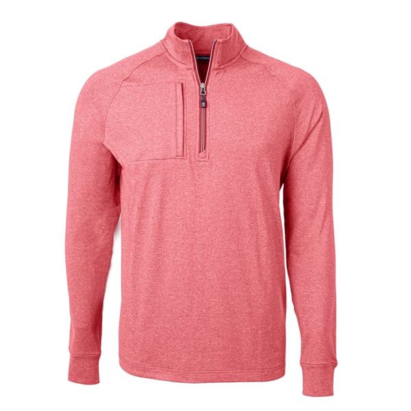 Cutter & Buck Adapt Eco Knit Heather Mens Quarter Zip Pul... - Cutter & Buck Adapt Eco Knit Heather Mens Quarter Zip Pul... - Image 5 of 17