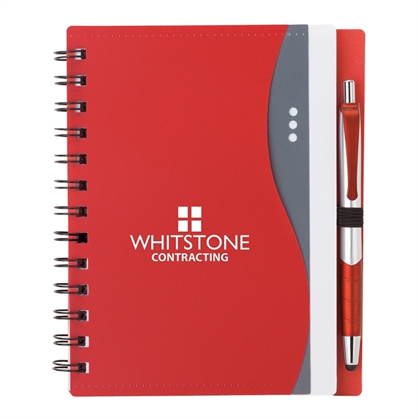 Bellevue Junior Notebook w/Stylus Pen - Bellevue Junior Notebook w/Stylus Pen - Image 2 of 3
