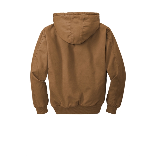 CornerStone Washed Duck Cloth Insulated Hooded Work Jacket. - CornerStone Washed Duck Cloth Insulated Hooded Work Jacket. - Image 16 of 20