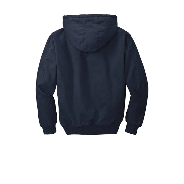 CornerStone Washed Duck Cloth Insulated Hooded Work Jacket. - CornerStone Washed Duck Cloth Insulated Hooded Work Jacket. - Image 17 of 20